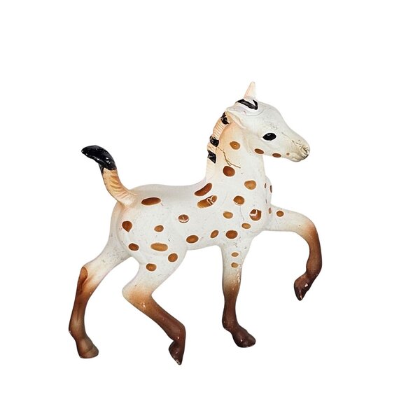 Breyer Stablemate Trotting Foal Baby Horse Brown Leopard Appaloosa #5308 - Picture 1 of 8